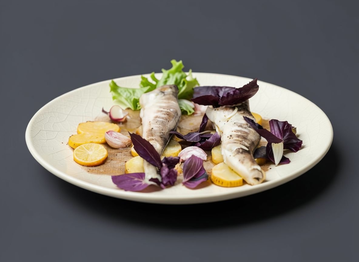 Ледяная рыба, запеченная с картофелем и чесноком