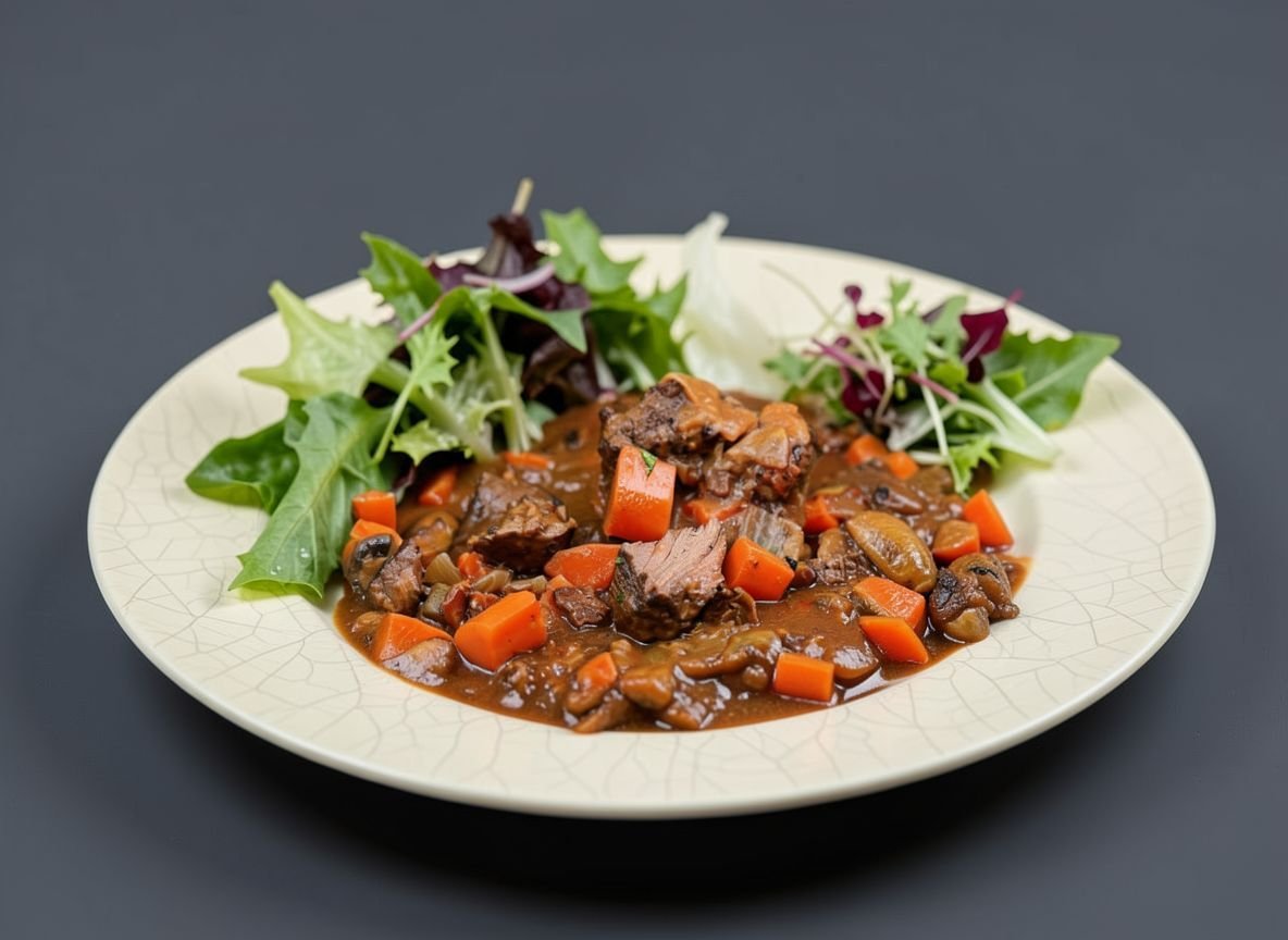 Мясо лося тушеное