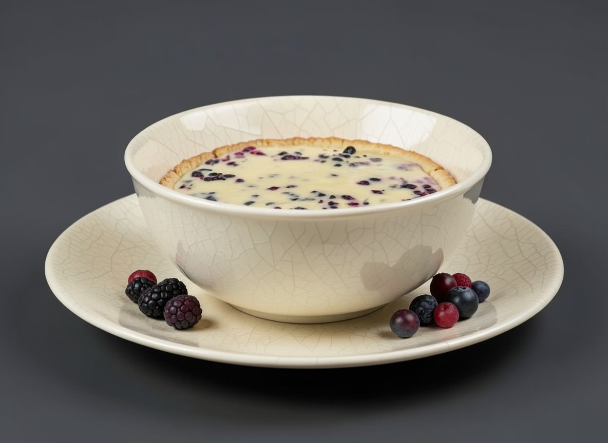 Пирог с иргой со сметанной заливкой