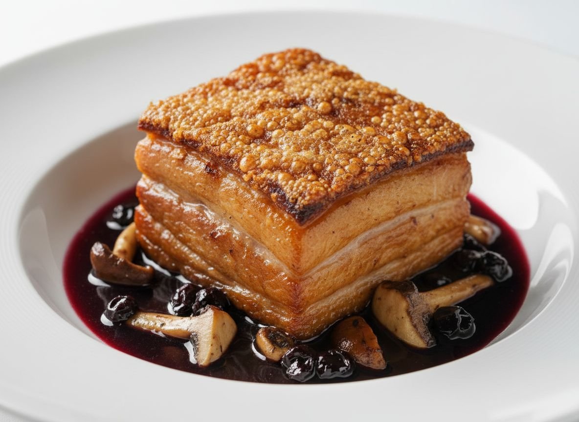 Запечённая пашина кабана