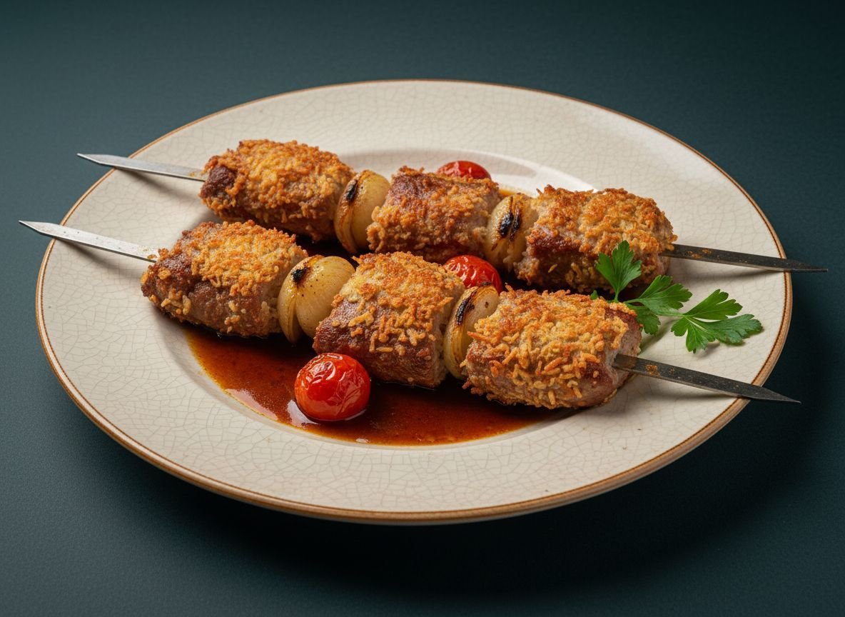 Шашлык из верблюжатины с черри