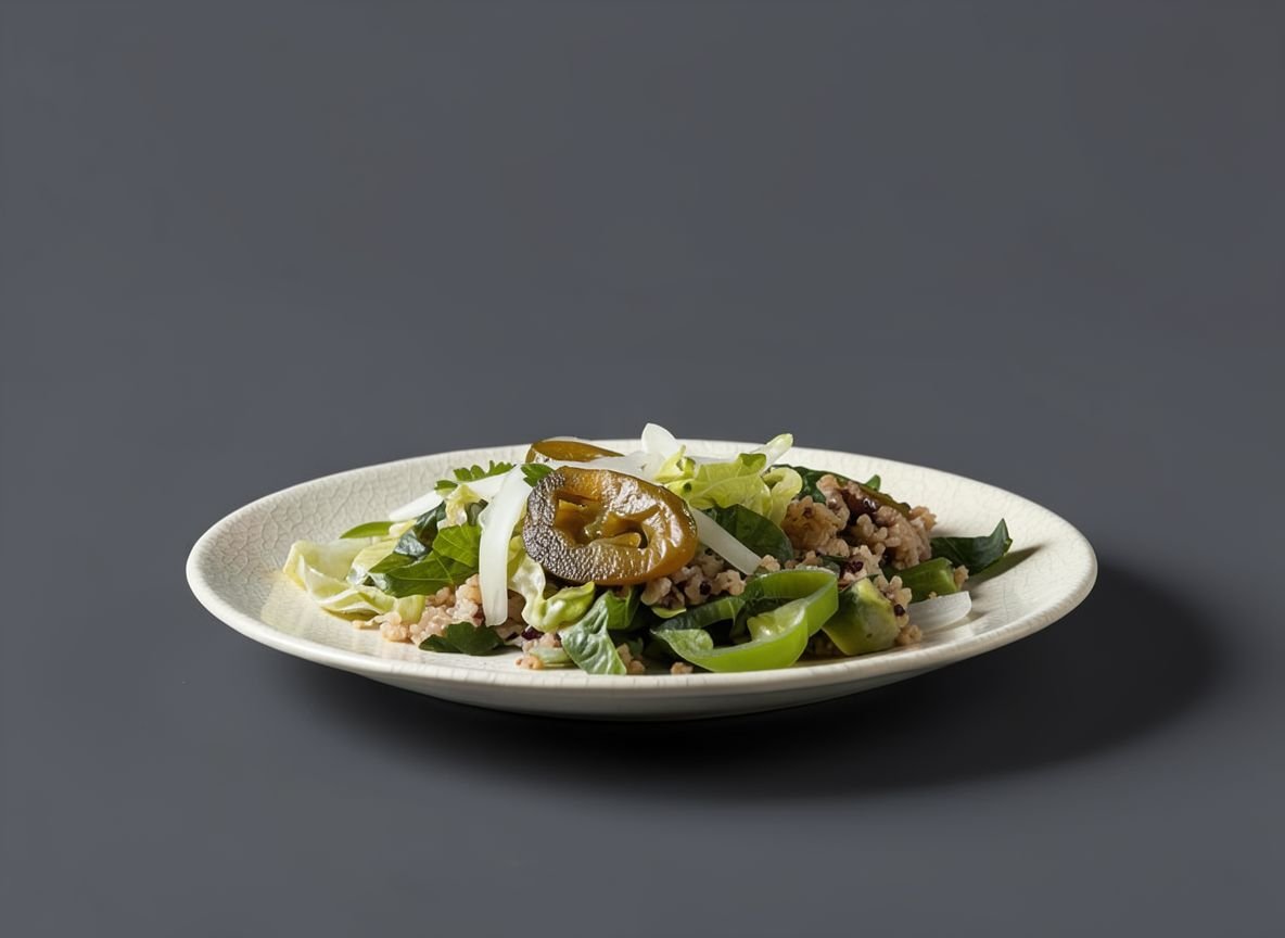 Салат со сморчками