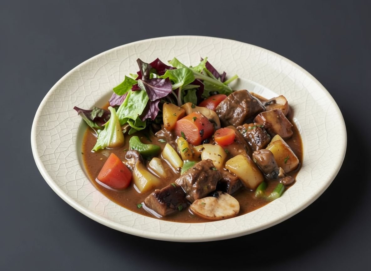 Густой суп из мяса марала