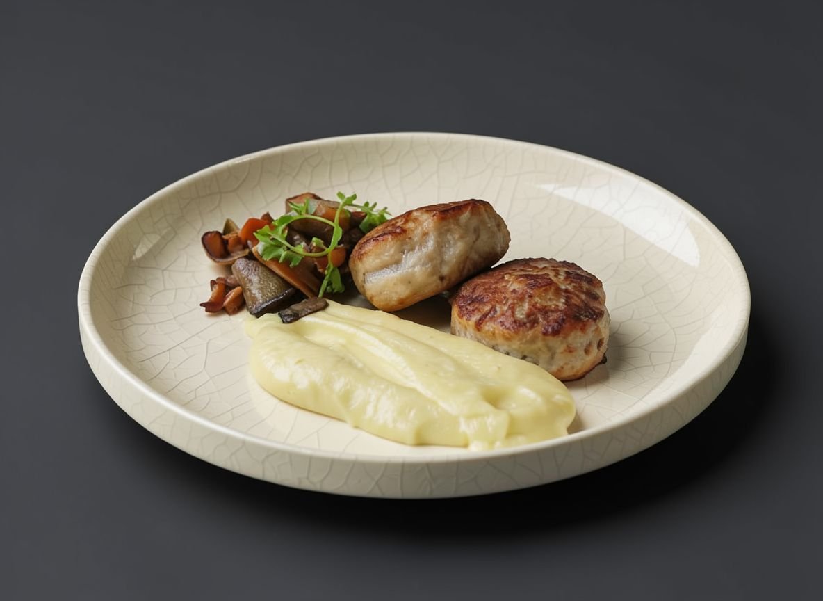 Куриные котлеты с соусом из ряженки