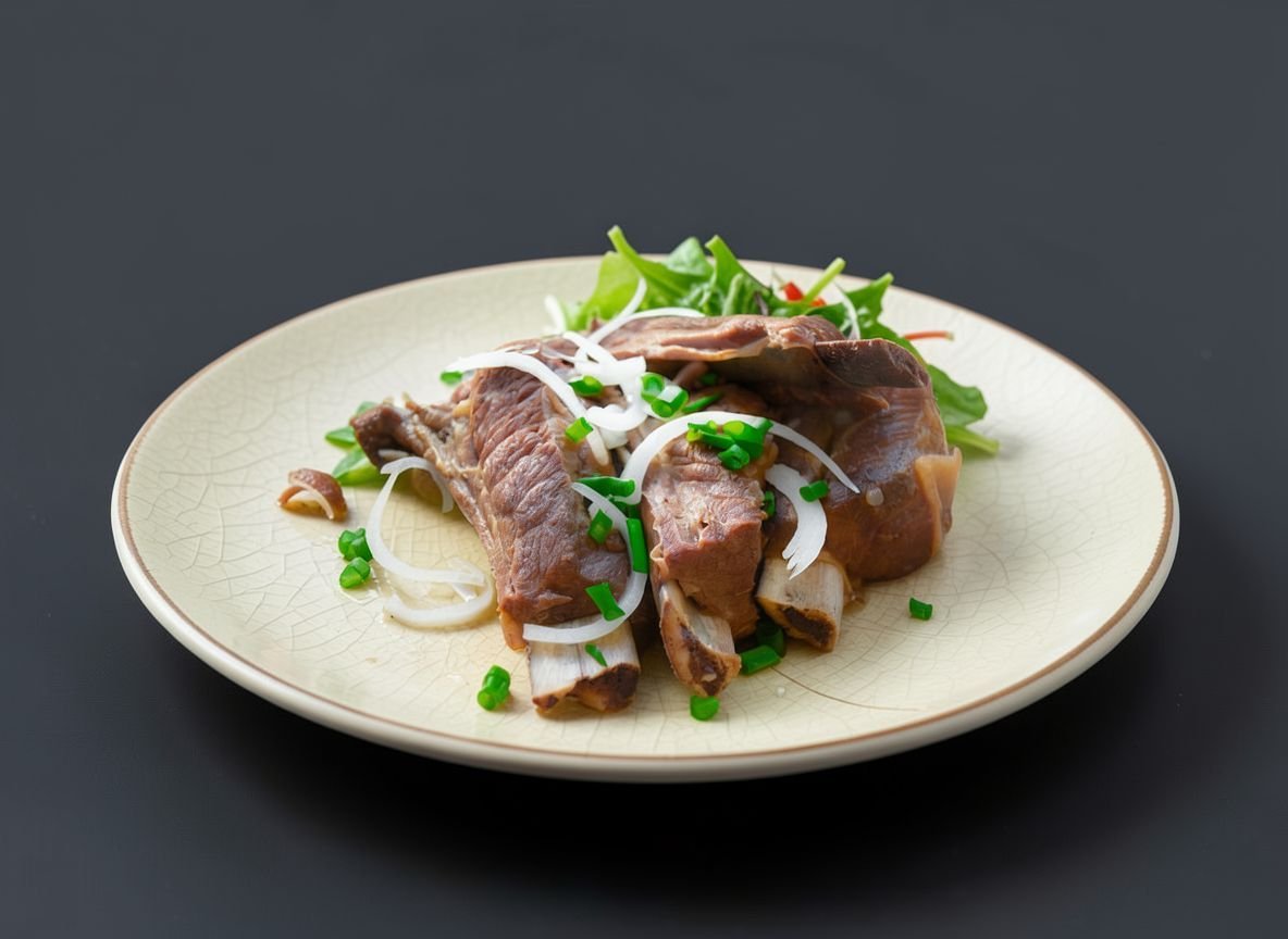 Томлёные мясные рёбрышки