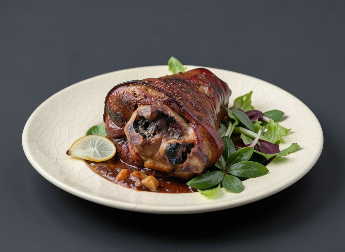 Рулька кабана запеченная