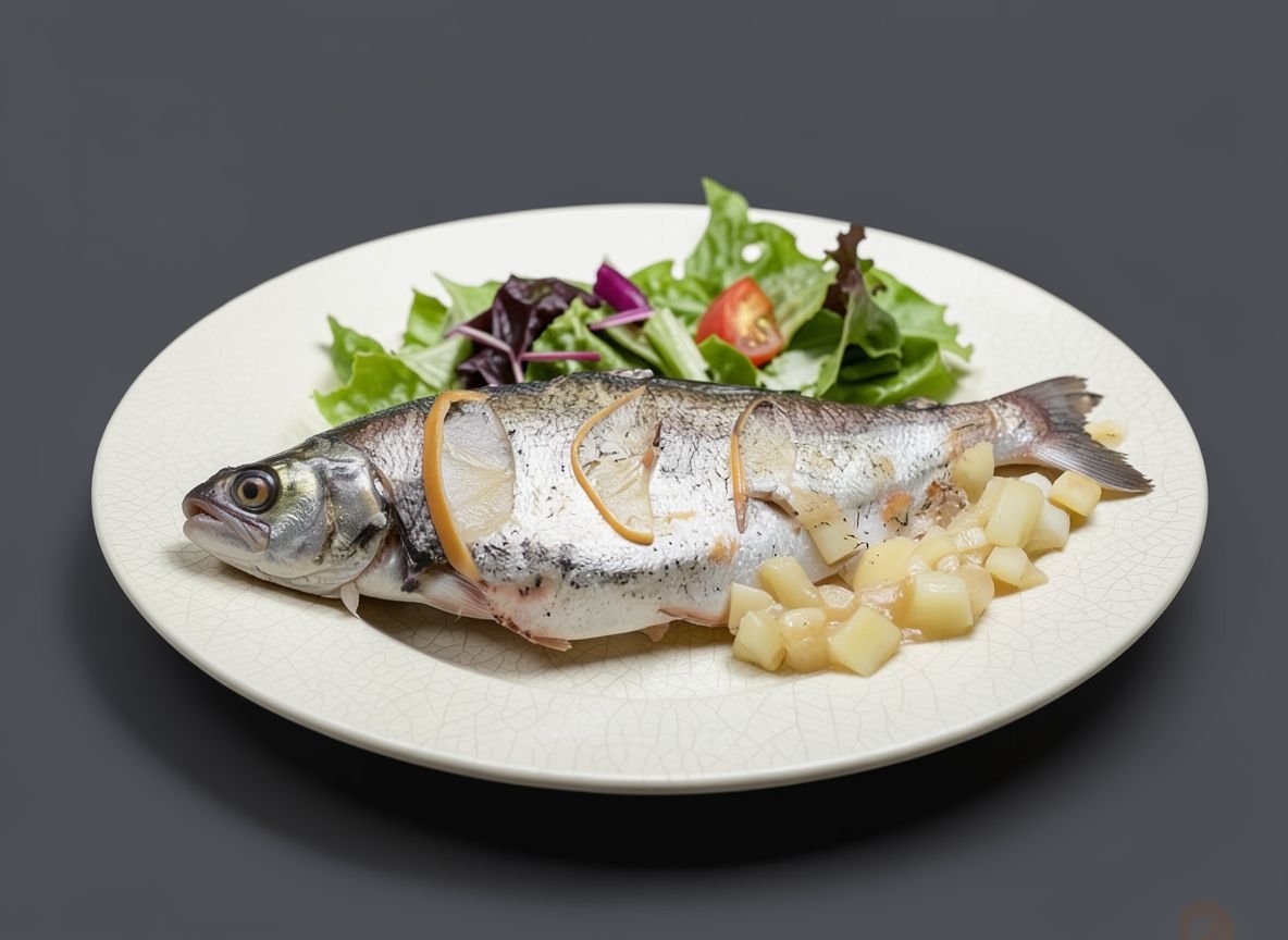 Пелядь запеченная в духовке с картофелем