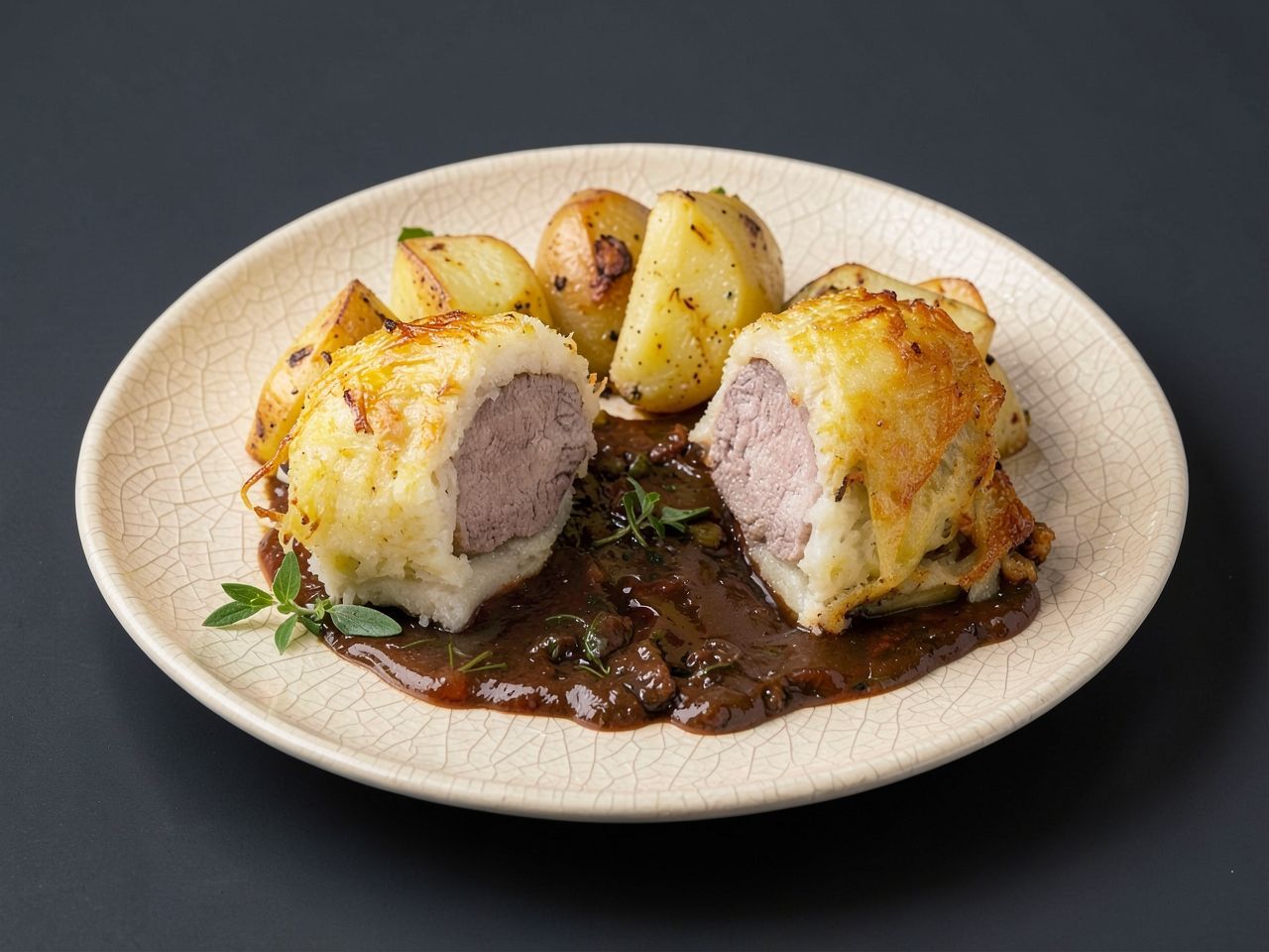 Видеорецепт из косули - Филе косули запечённое в слоёном тесте