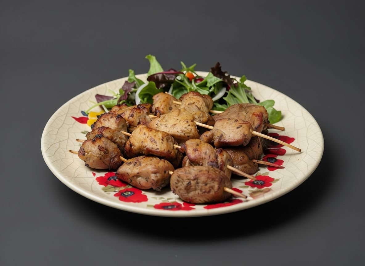 Видеорецепт из оленя - Экспресс-шашлычки в аэрогриле