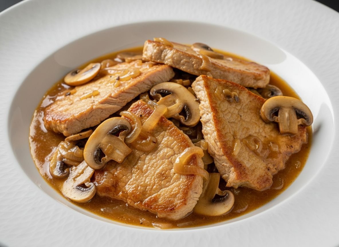 Видеорецепт из оленя - Печень оленя в сливочном соусе