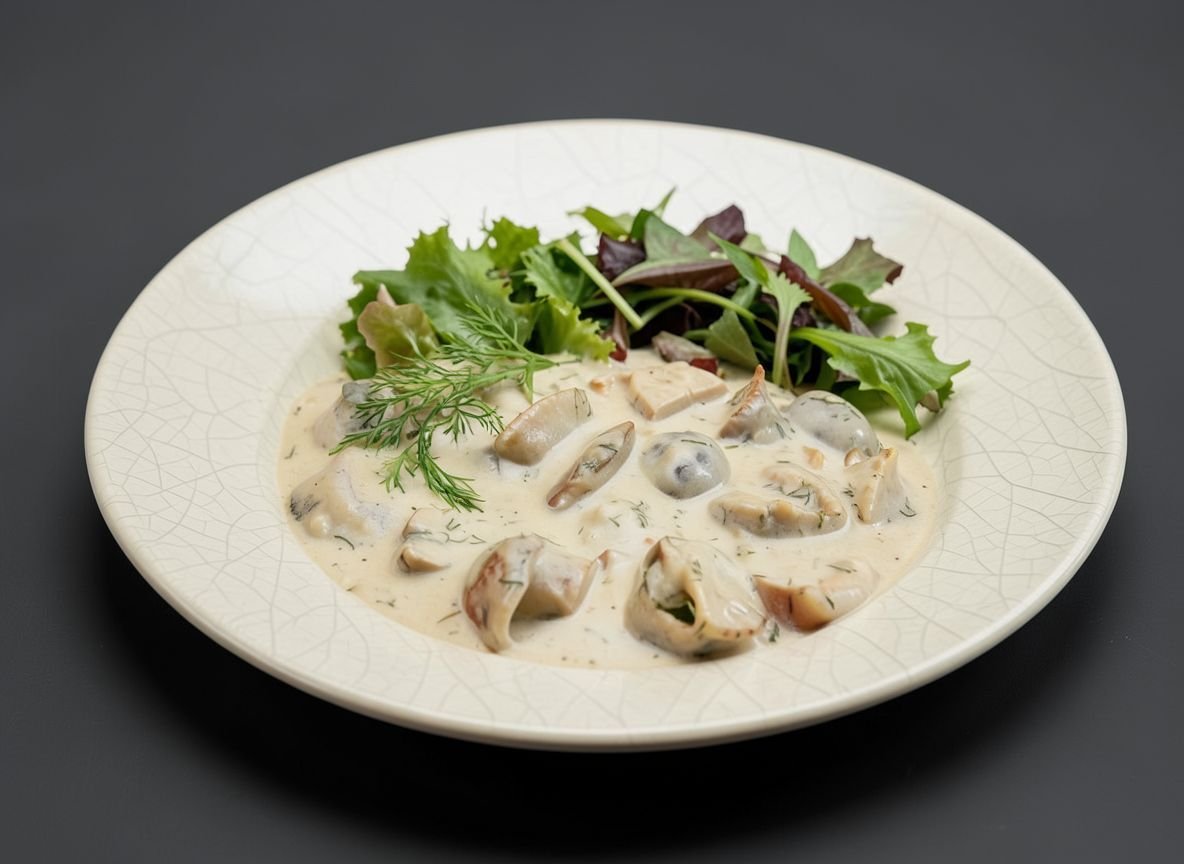 Видеорецепт из грибов - Белые грибы в сметанном соусе