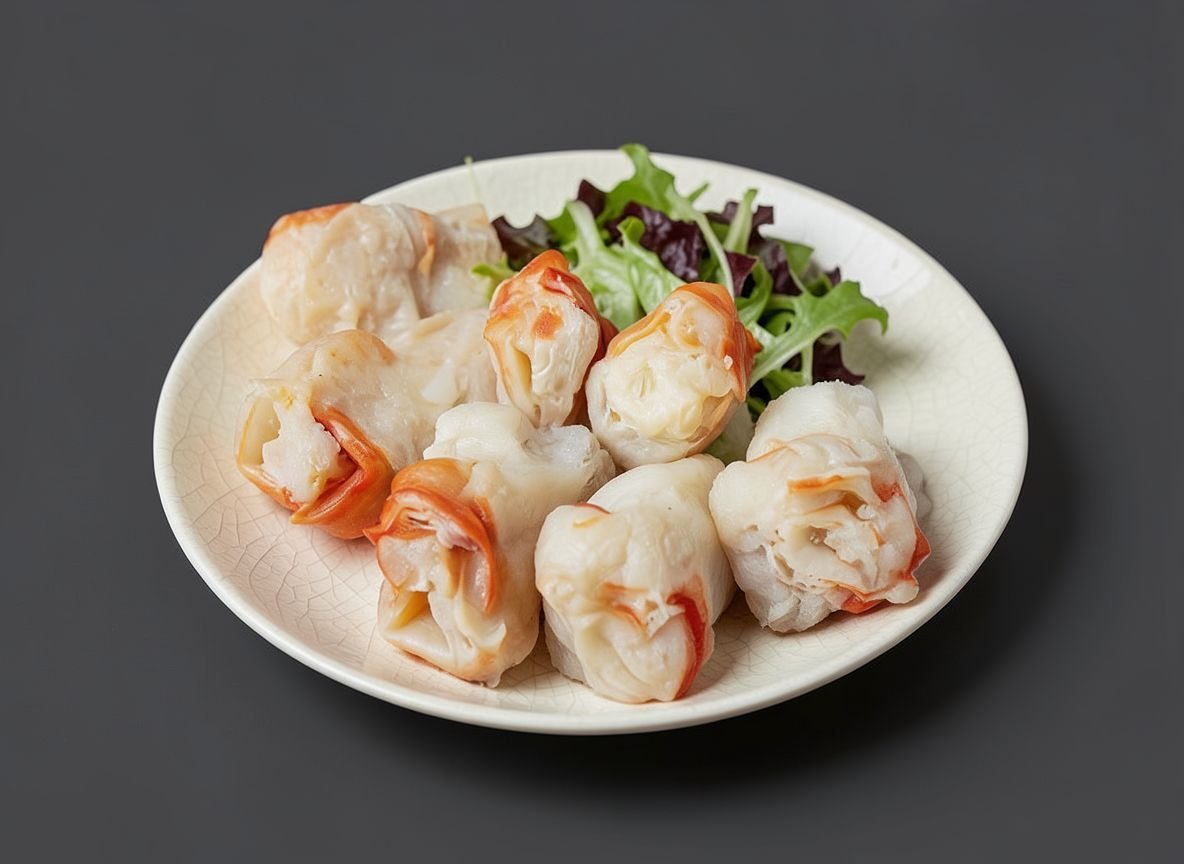 Видеорецепт из краба - Мясо краба роза с чесночными гренками