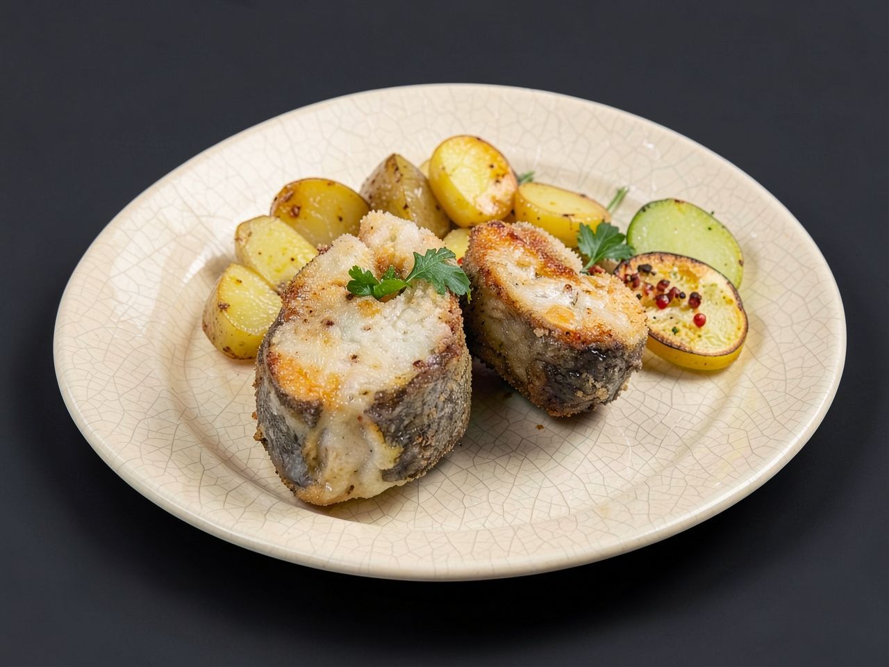 Видеорецепт из муксуна - Муксун жареный в панировке