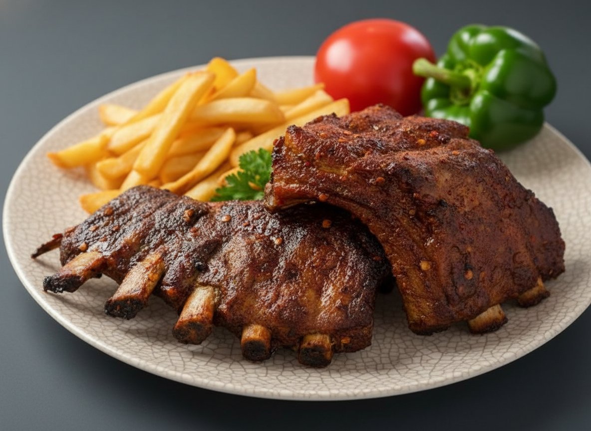 Видеорецепт из оленя - Оленьи ребрышки по-норвежски