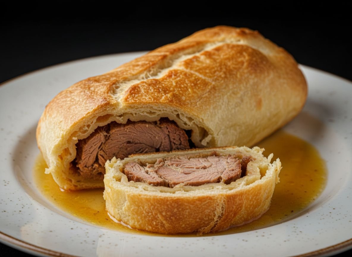 Видеорецепт из коня - Пирог с цельной вырезкой конины