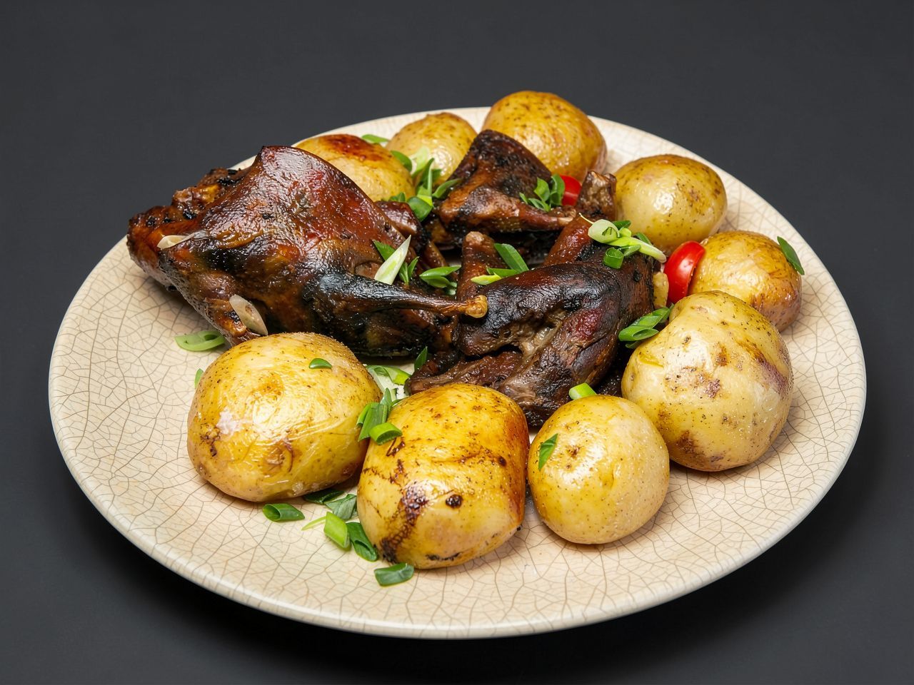 Видеорецепт из вяхирей - Вяхири запечённые с молодой картошечкой