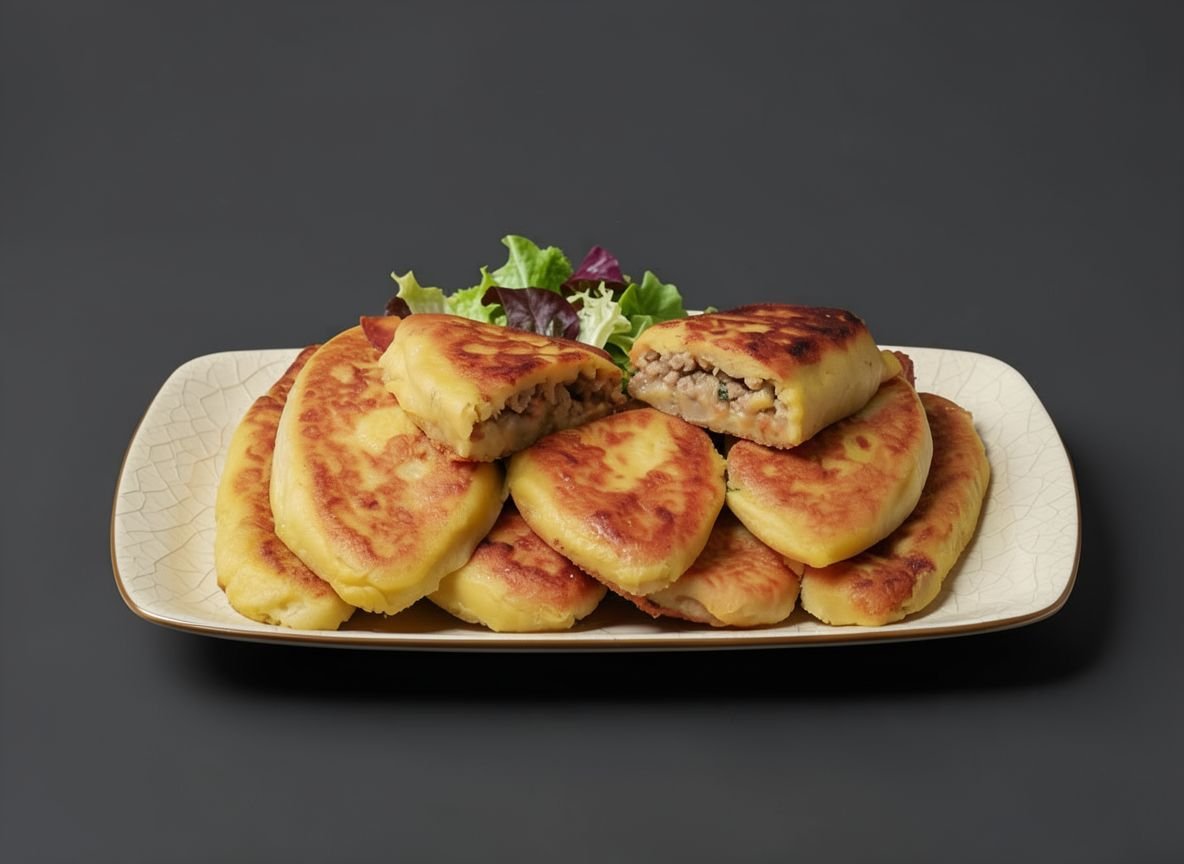 Видеорецепт из страуса - Картофельные зразы со страусятиной