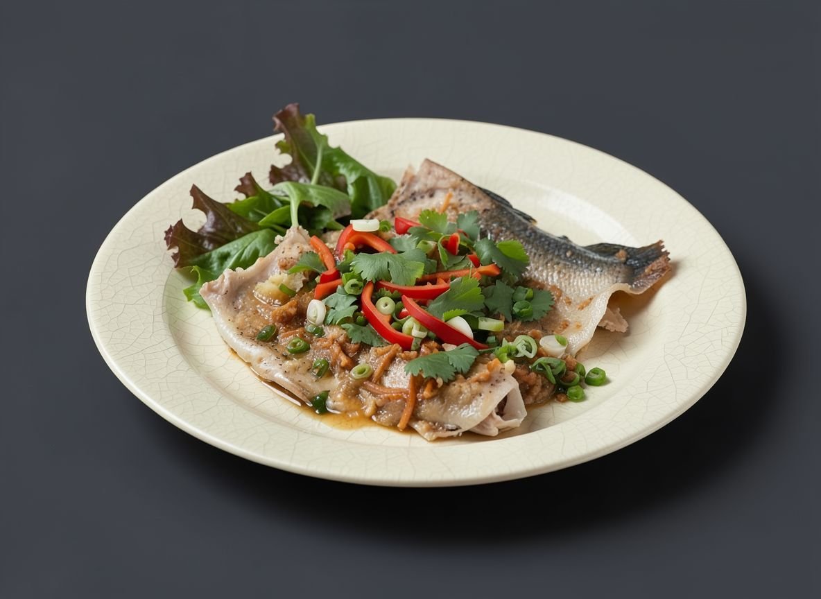 Видеорецепт из форели - Форель на пару по-китайски