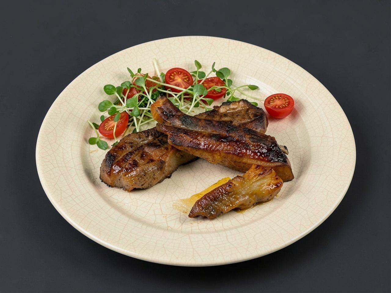 Видеорецепт из оленины - Оленьи рёбрышки в ананасовом соусе