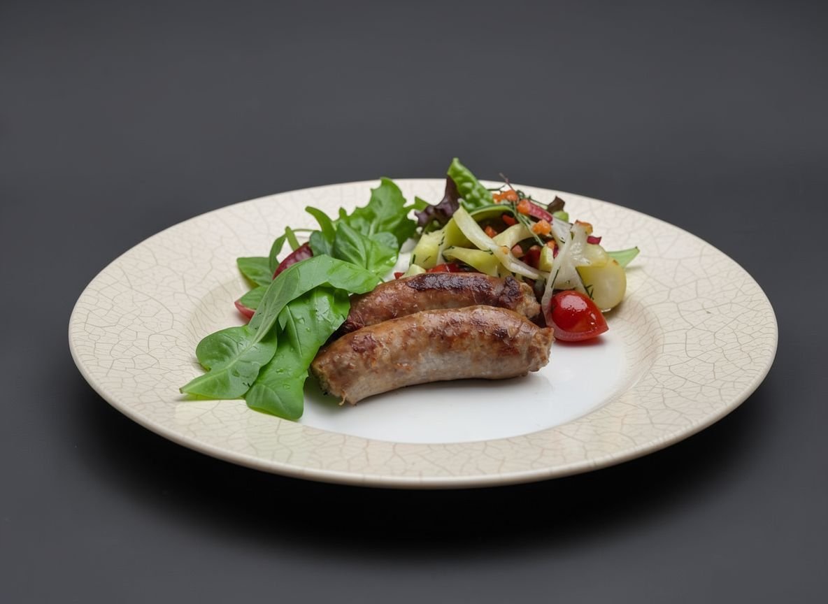 Видеорецепт из кабана - Колбаски гриль под черносмородиновым соусом