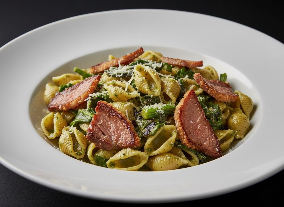 Видеорецепт из коня - Орикьетте с кониной