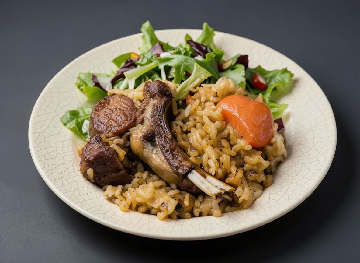 Видеорецепт из оленя - Плов из оленины по-уйгурски