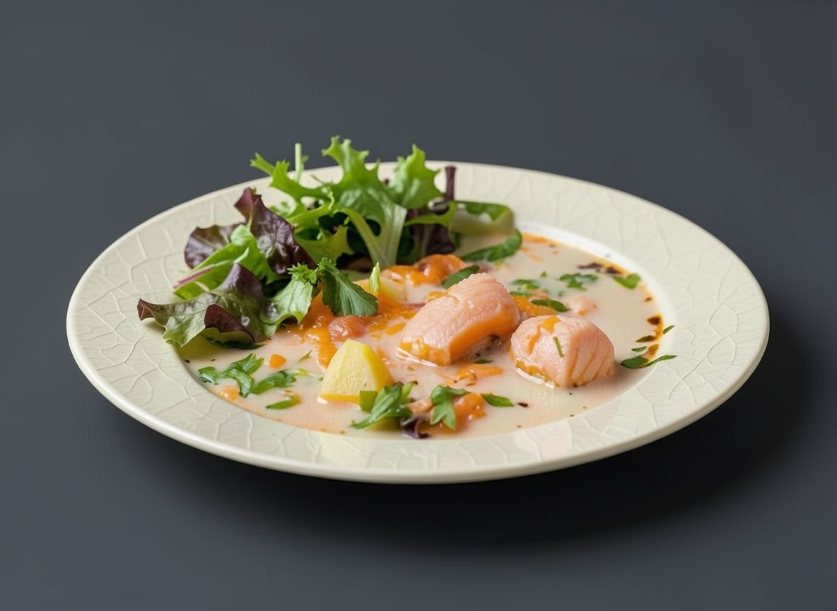 Видеорецепт из семги - Лохикейтто с дикой семгой