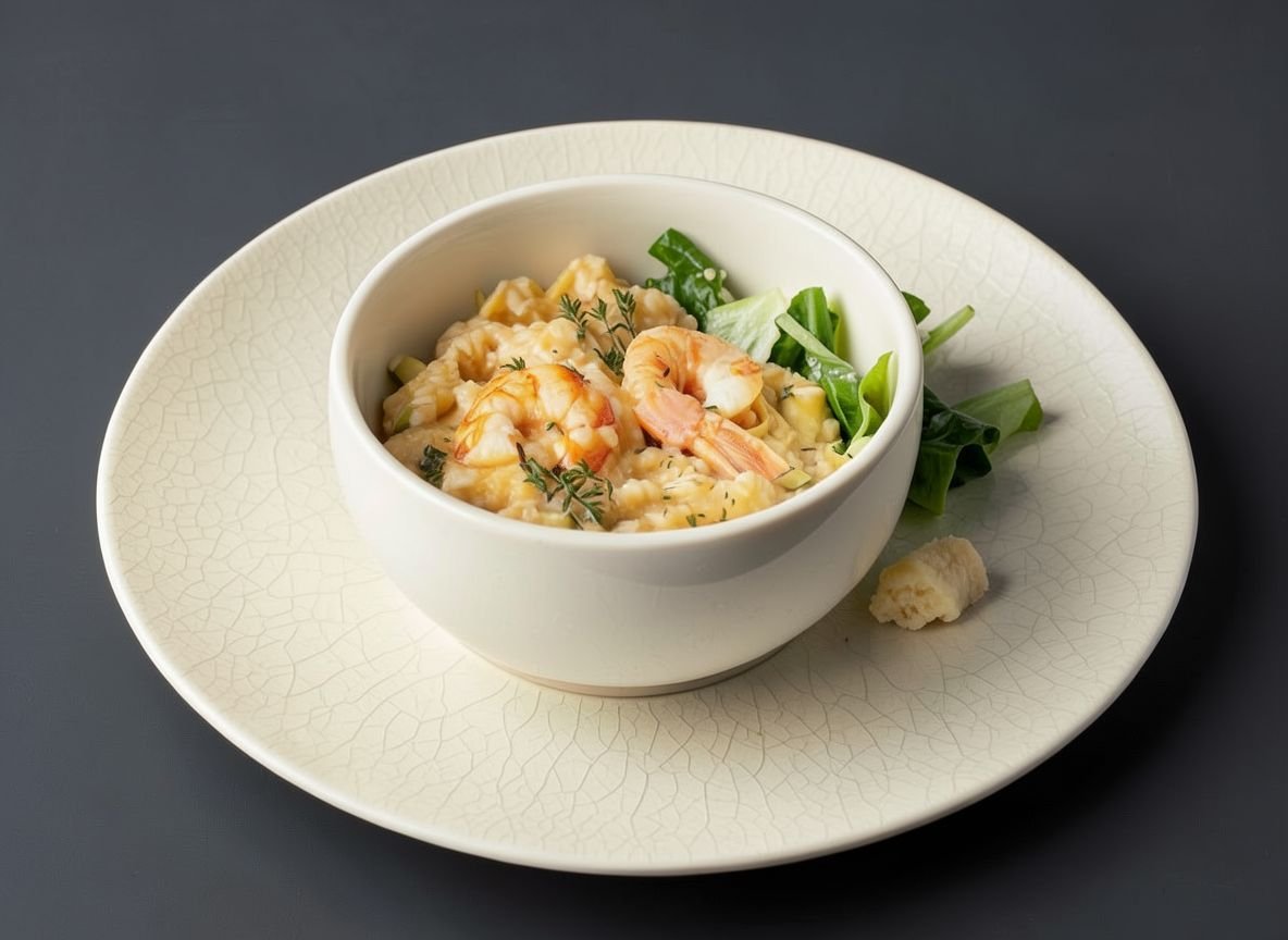 Видеорецепт из лангустина - Ризотто с лангустинами