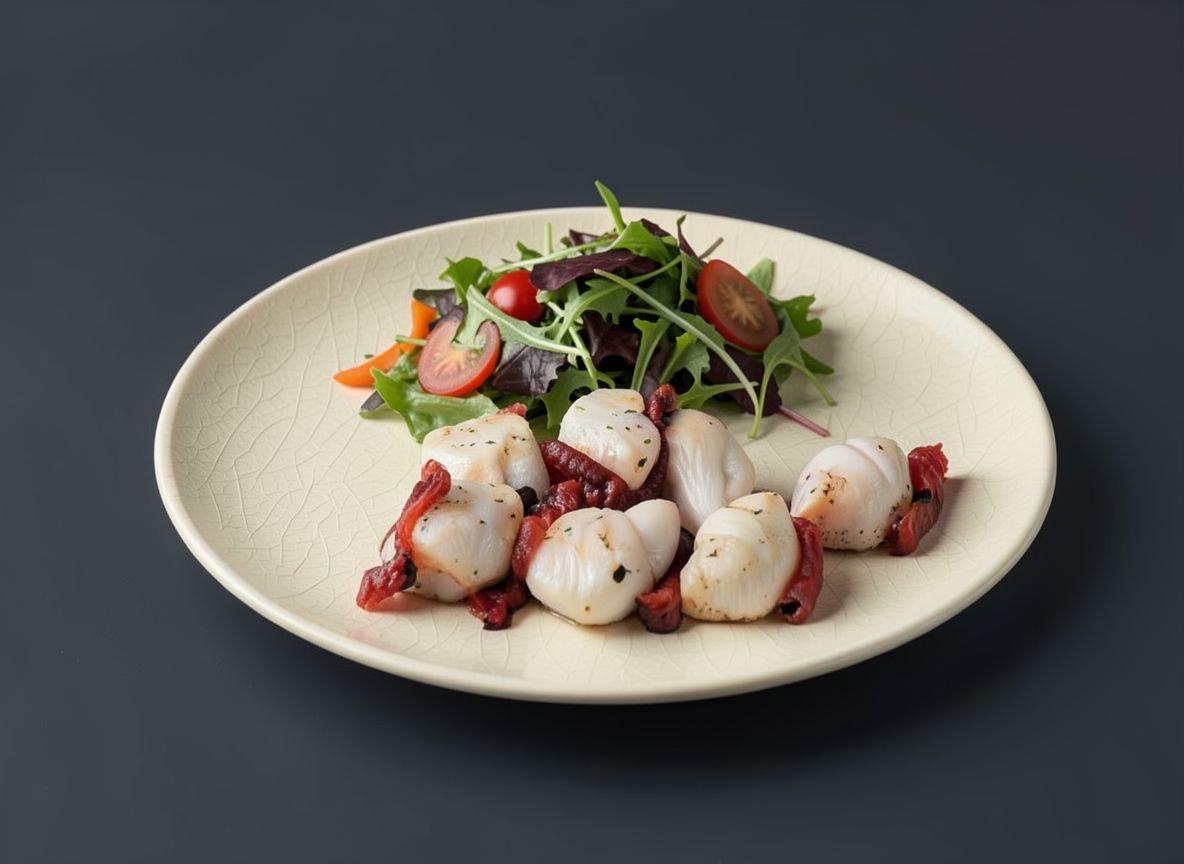 Видеорецепт из налима - Кебаб из налима с томатами