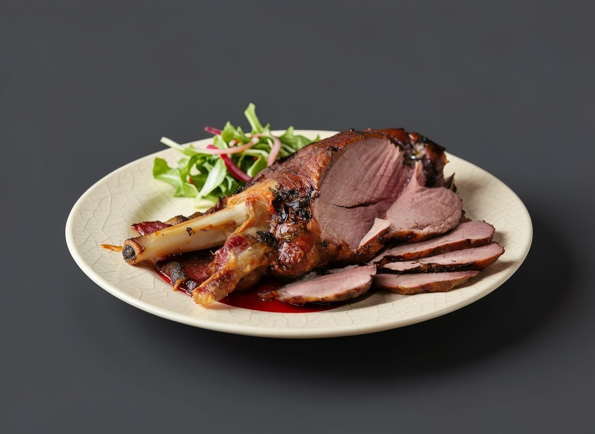 Видеорецепт из косули - Лопатка косули по-гречески