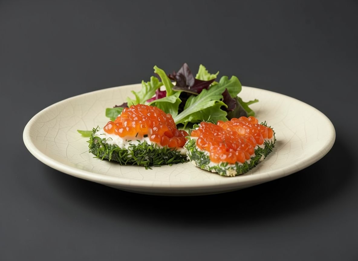 Видеорецепт из икры - Новогодняя закуска с красной икрой