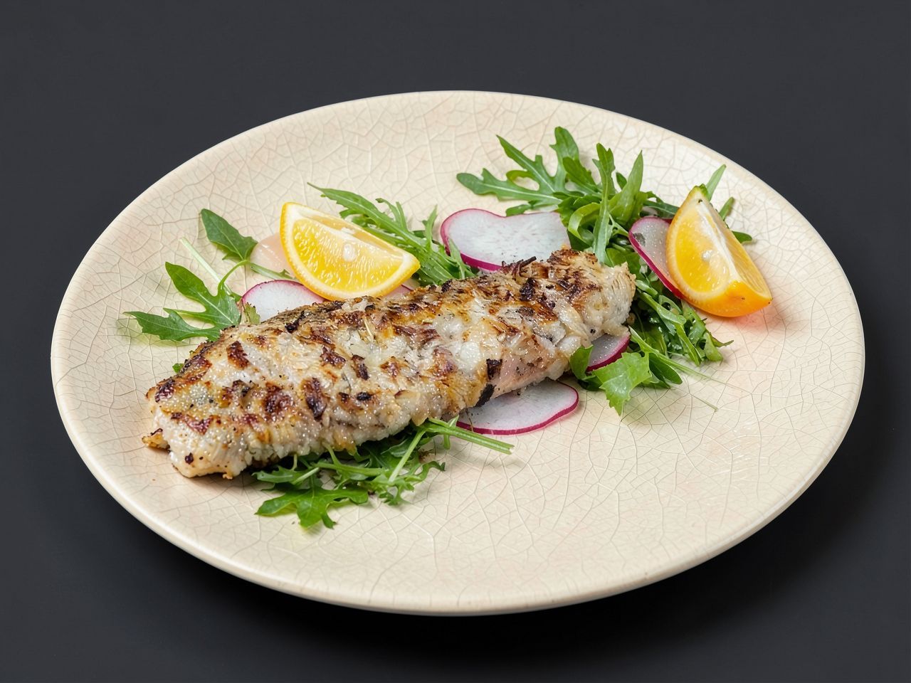 Видеорецепт из гольца - Запеченный голец в овсяных хлопьях с дижонской горчицей