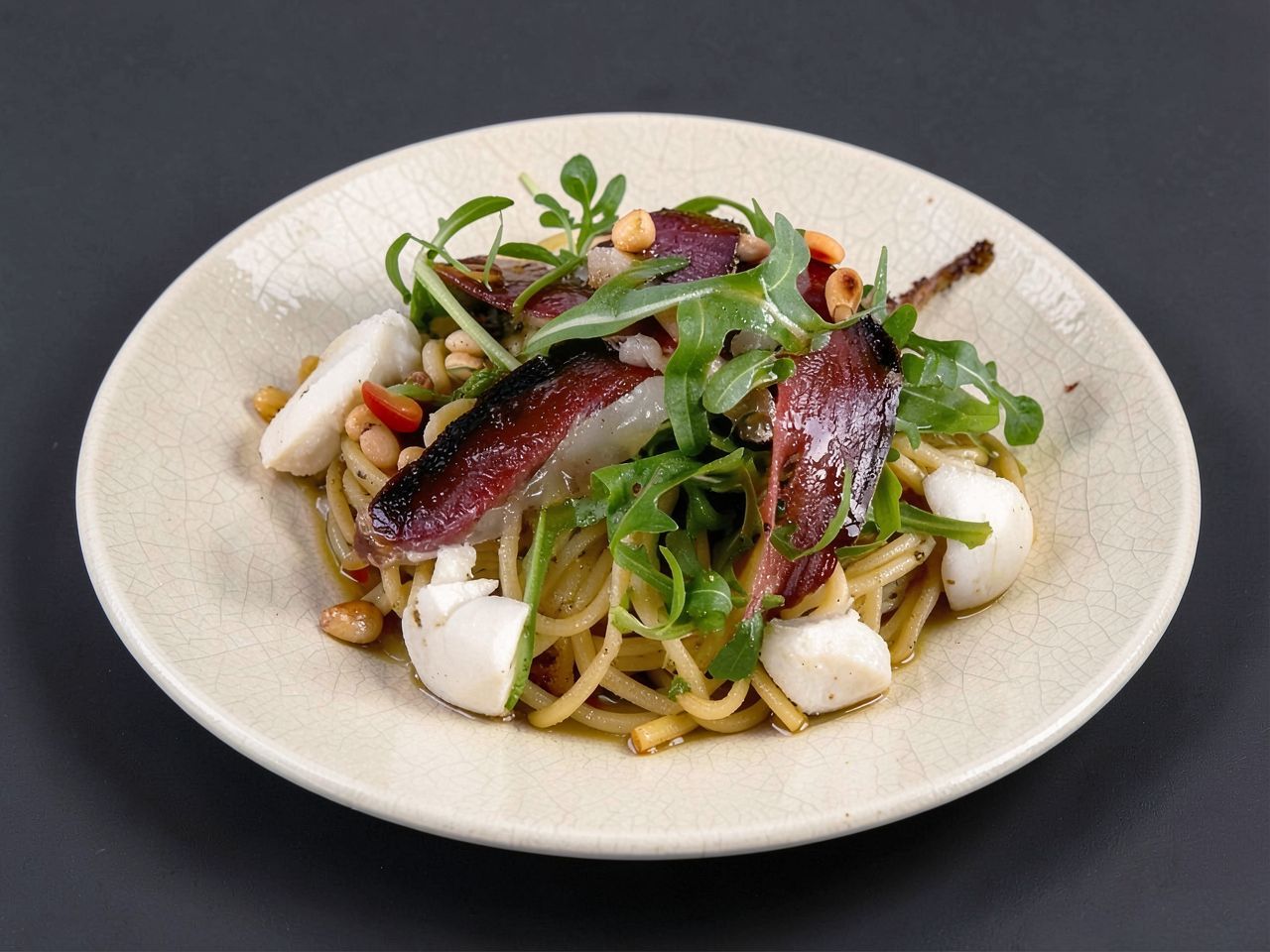 Видеорецепт из утки - Утка со спагетти