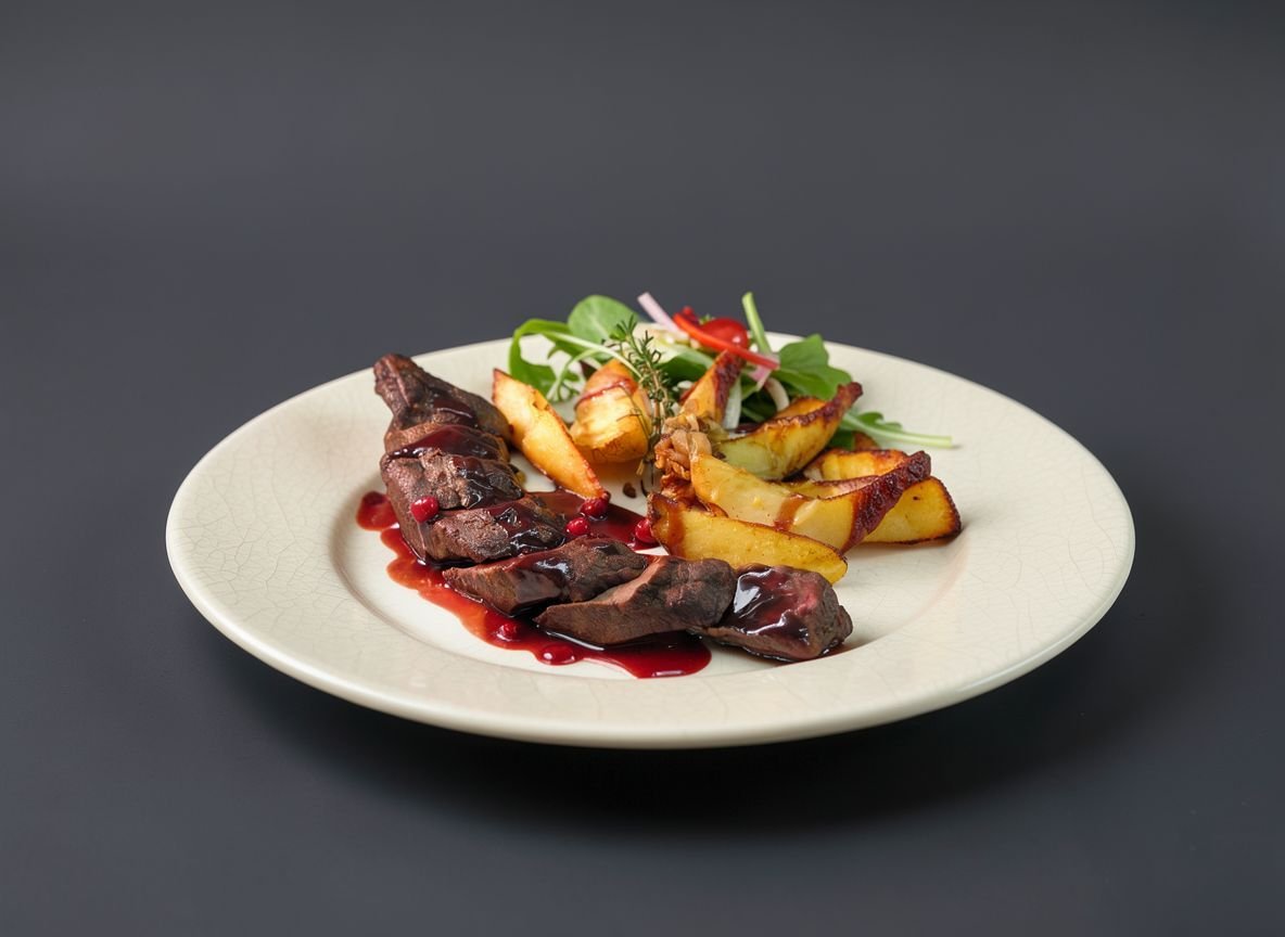 Видеорецепт из оленя - Оленина с картофелем по-деревенски