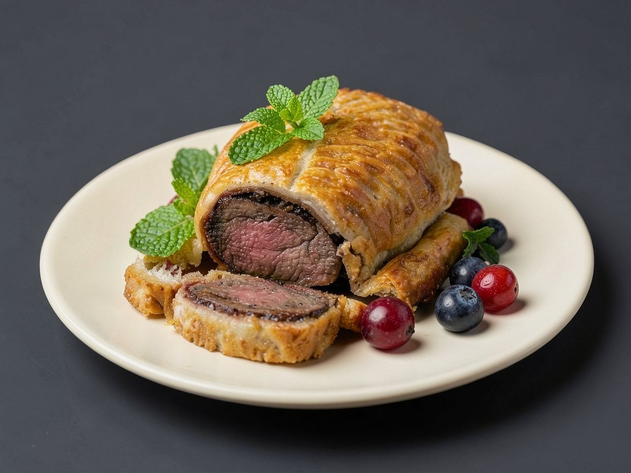 Видеорецепт из коня - Пирог с цельной вырезкой конины