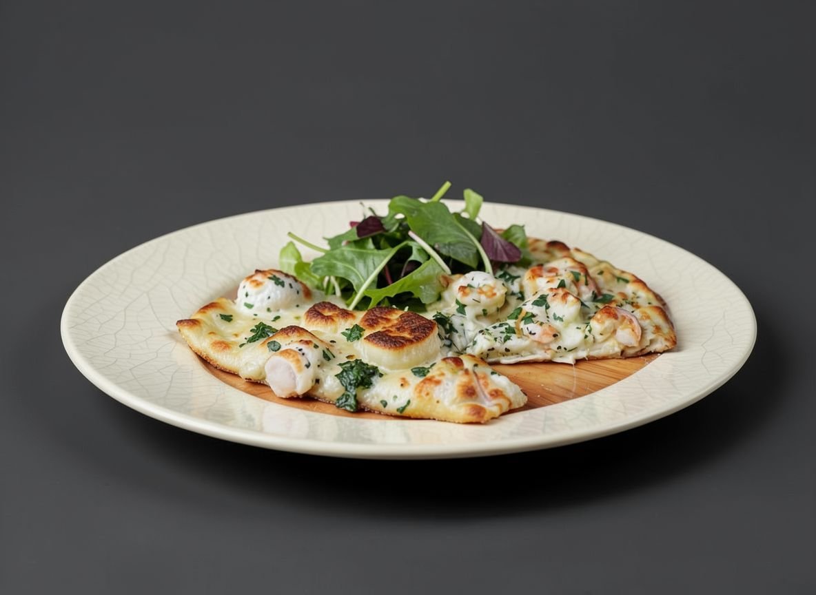 Видеорецепт из креветок - Пицца с креветками Ботан