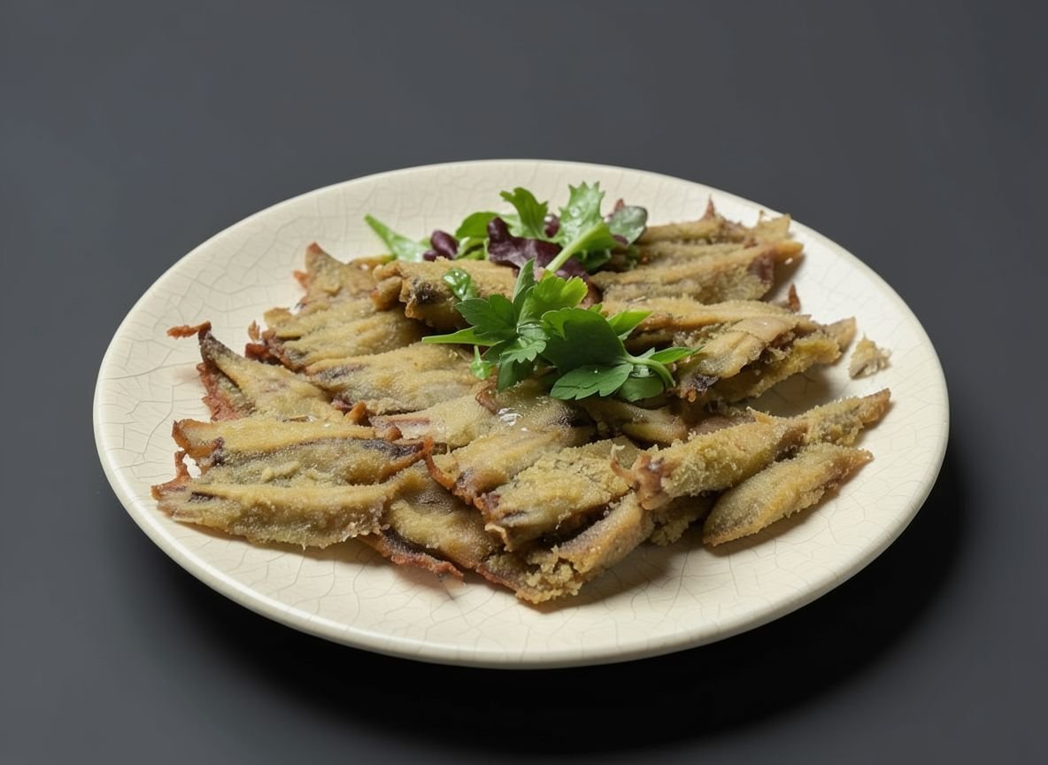 Видеорецепт из хамсы - Хамса, запеченная в панировочных сухарях с ароматными травами