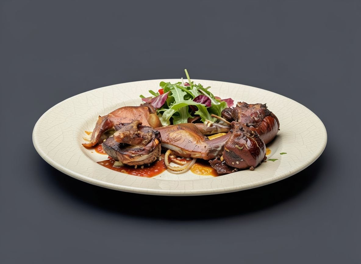 Видеорецепт из тетерева - Тетерев в коньячном соусе