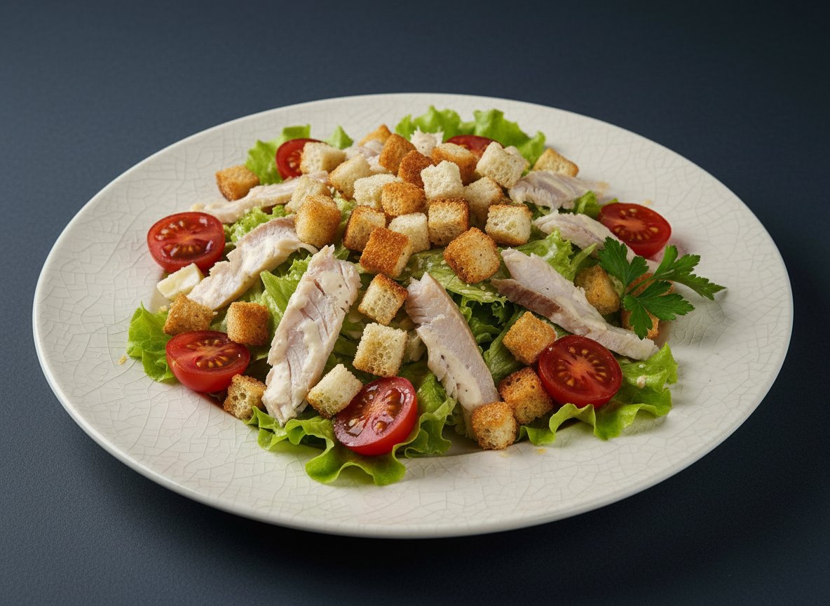 Видеорецепт из омуля - Цезарь с малосольным омулем по-иркутски