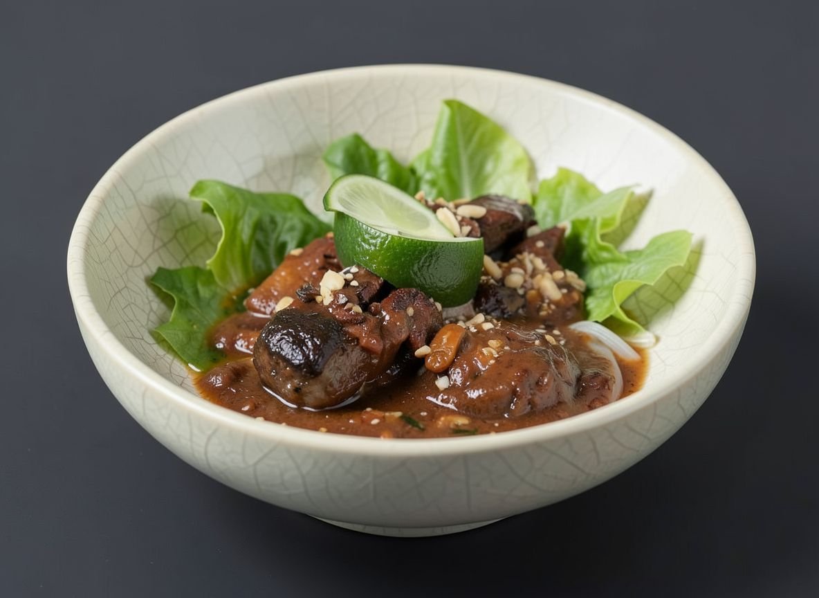 Видеорецепт из медведя - Пряное мясо медведя в азиатском стиле