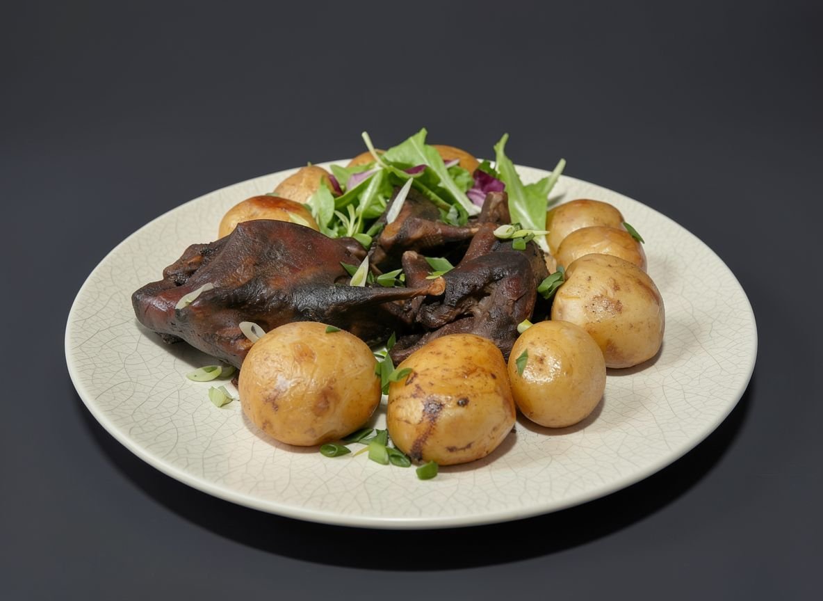 Видеорецепт из вяхирей - Вяхири запечённые с молодой картошечкой