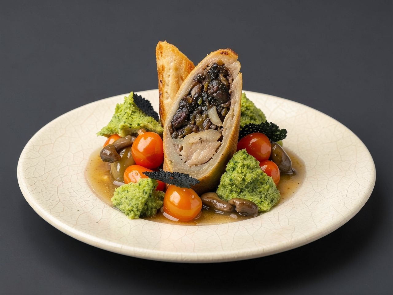 Видеорецепт из оленя - Рулет из оленьего фарша