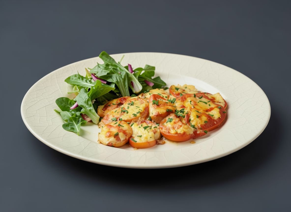 Видеорецепт из трески - Треска под сыром, горчичкой и томатами