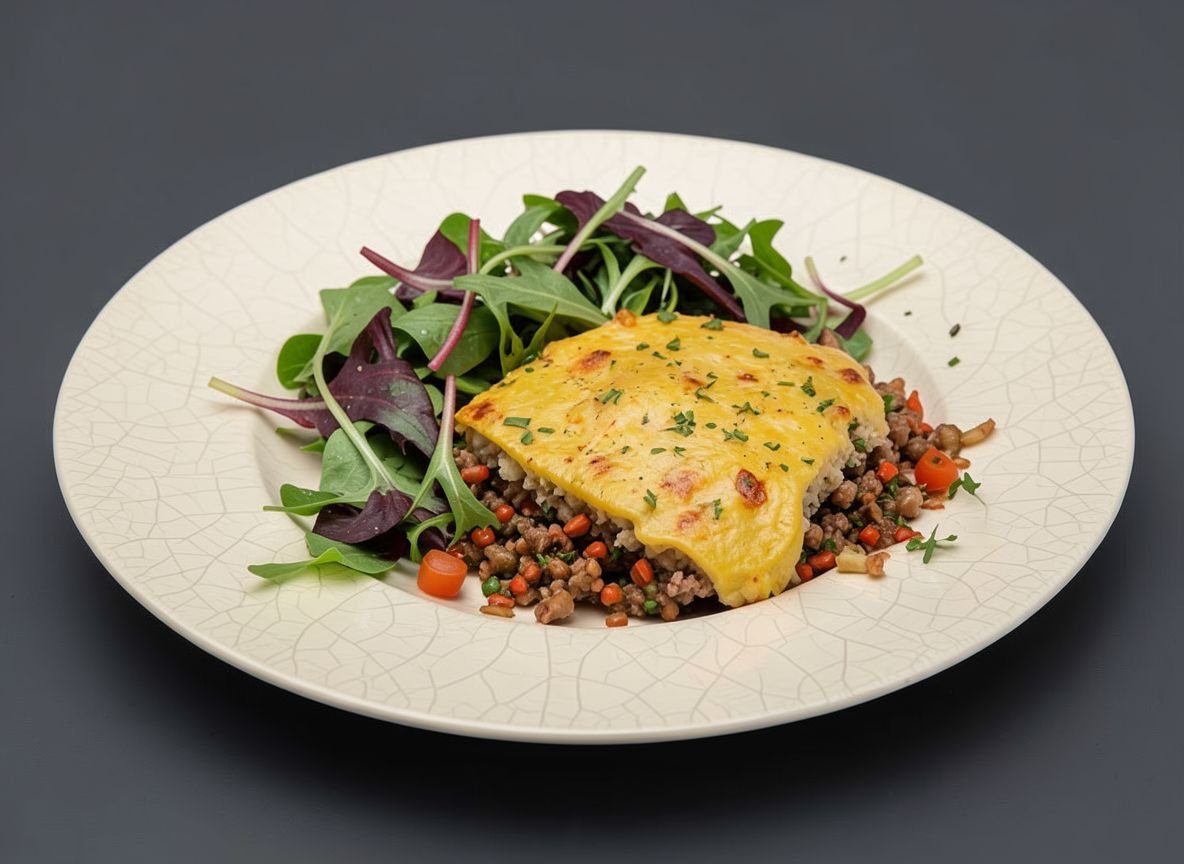 Видеорецепт из оленины - Пастуший пирог с олениной и овощами