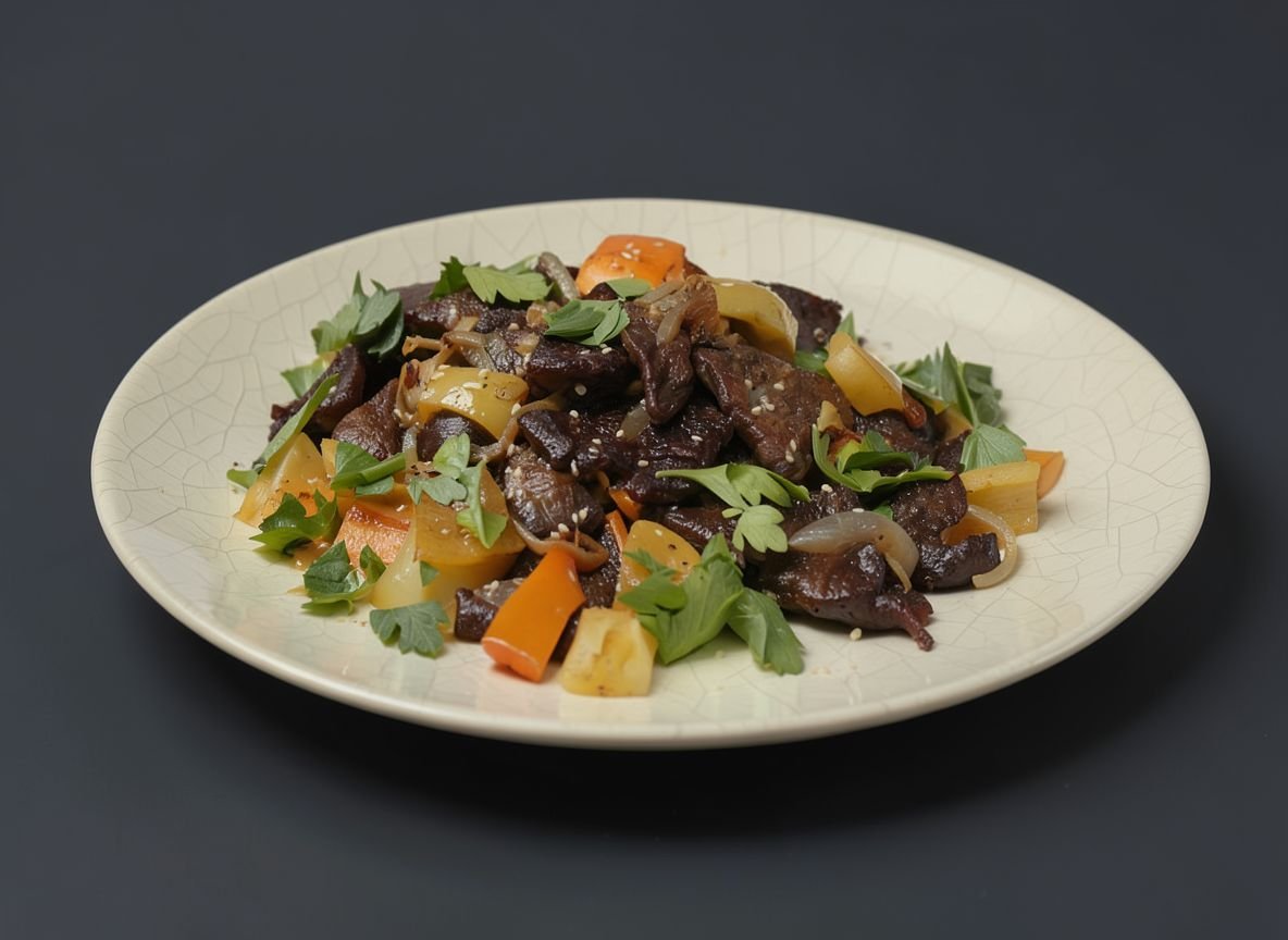 Видеорецепт из буйвола - Буйволятина на азиатский лад