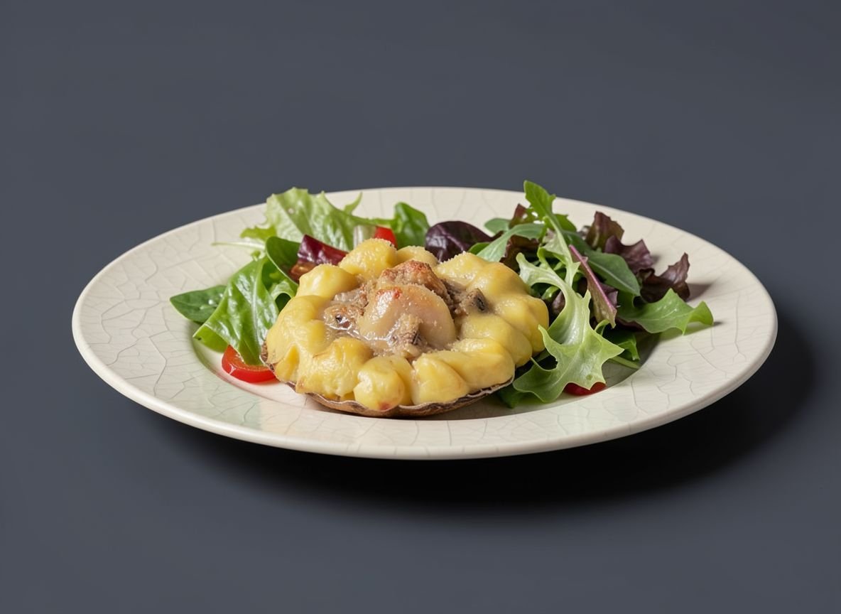 Видеорецепт из гребешка - Морские гребешки с грибами и белым вином