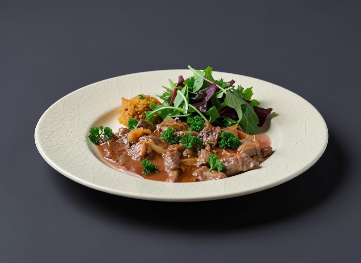 Видеорецепт из косули - Лаконичный гуляш из косулятины