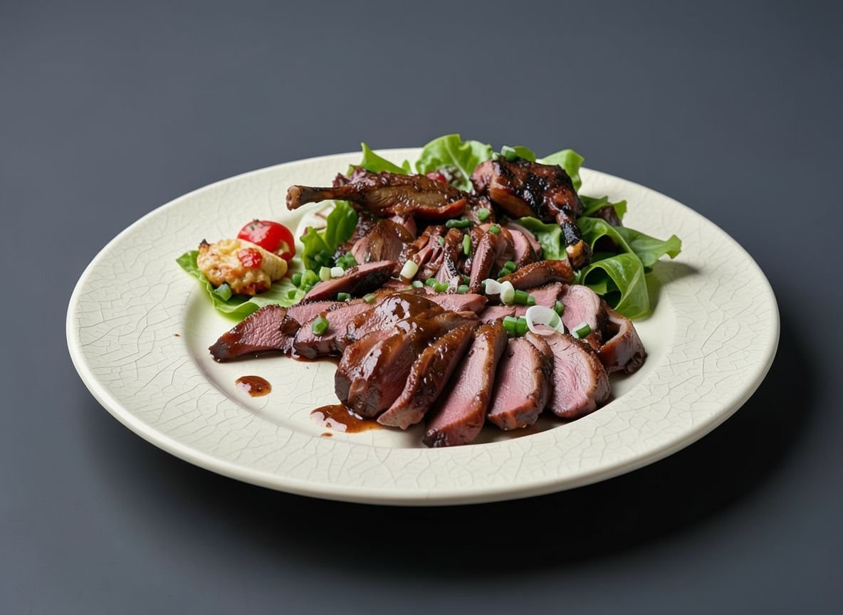 Видеорецепт из гуся дикого - Дикий гусь в соусе терияки