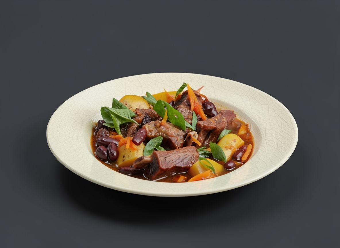 Видеорецепт из косули - Фасолевый супчик на рёбрышках косули