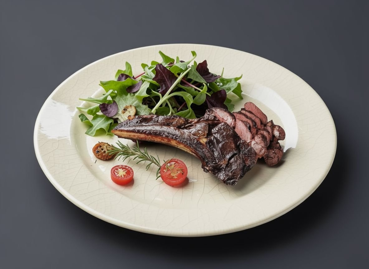 Видеорецепт из северного оленя - Стейк-томагавк из оленины